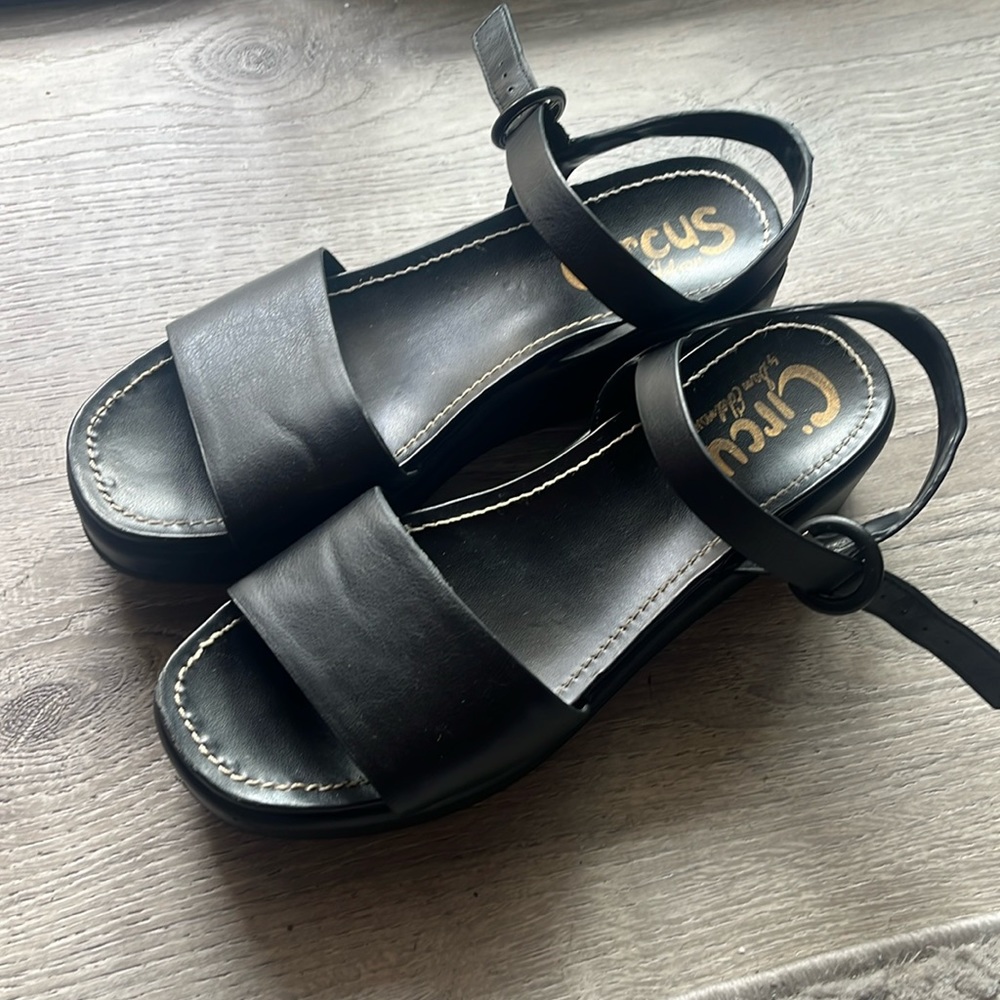 CIRCUS Sam Edelman Black Platform Sandal